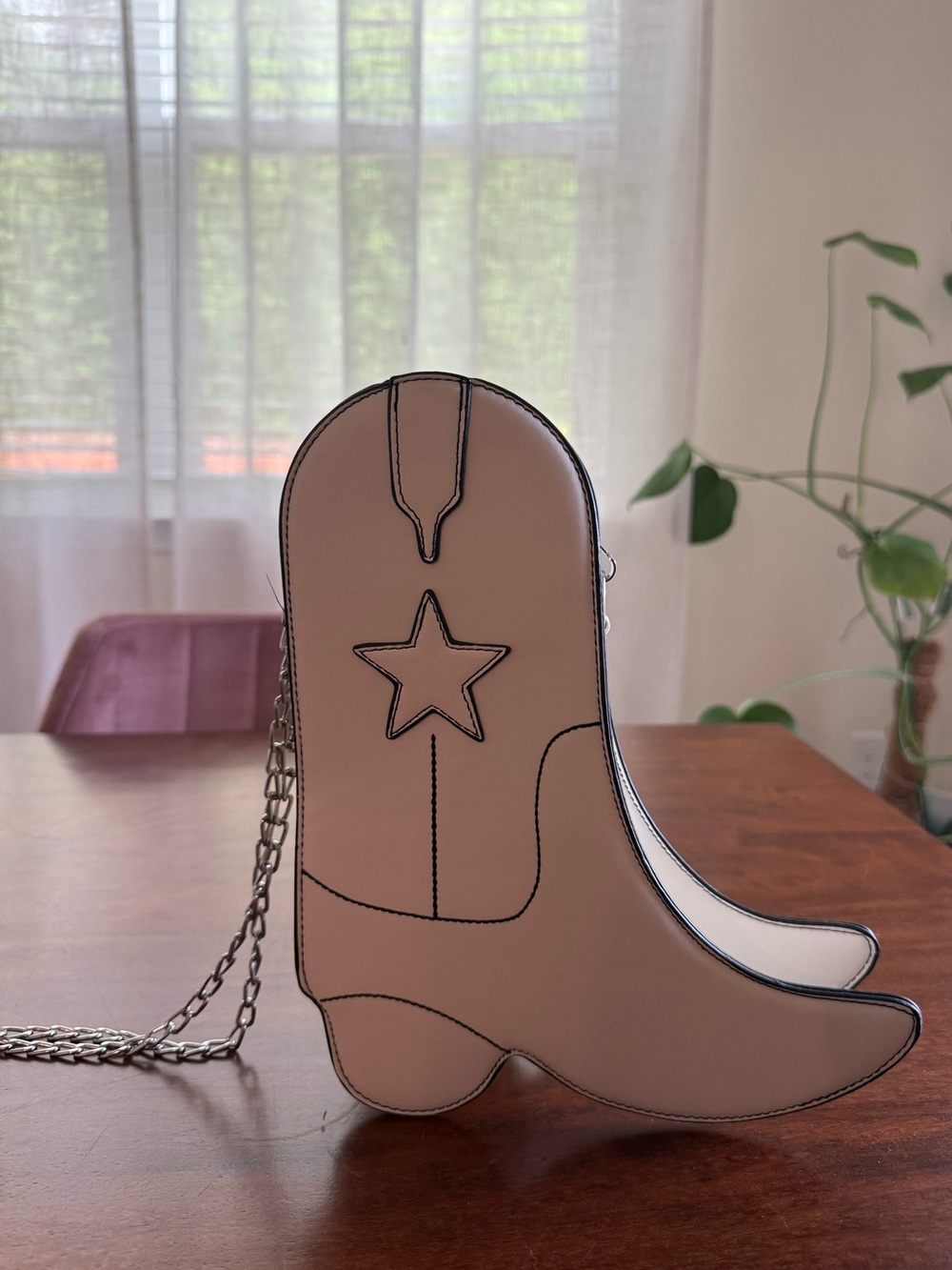 White Cowboy Boot Crossbody Bag | Western Y2K Mini Purse
